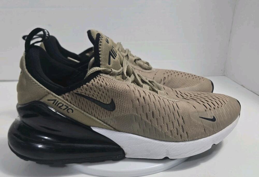 Nike Air Max 270 Men's Tan Black Running Shoes Size 8 (FQ8830-247)